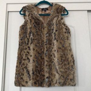 Dennis Basso Faux Fur Vest
